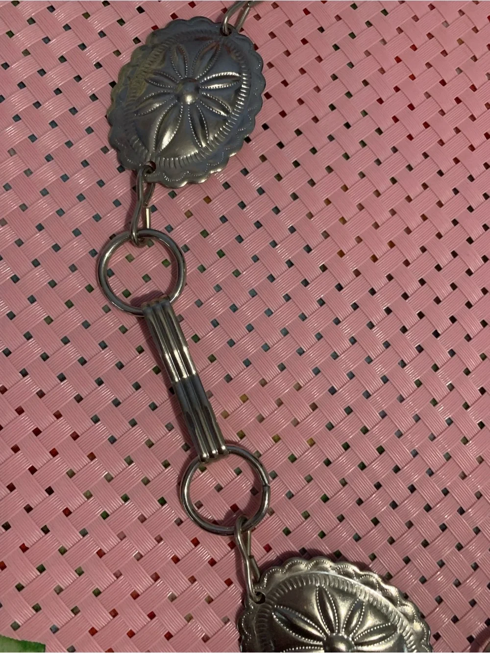Women’s Silver Concho & Circle Belt